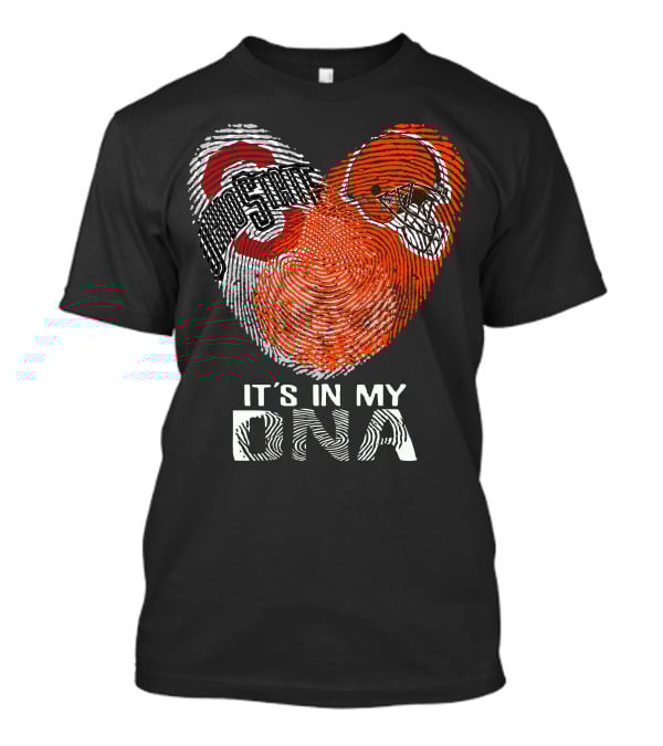It's In My Dna Cleveland Browns Ohio State Buckeyes T-Shirt