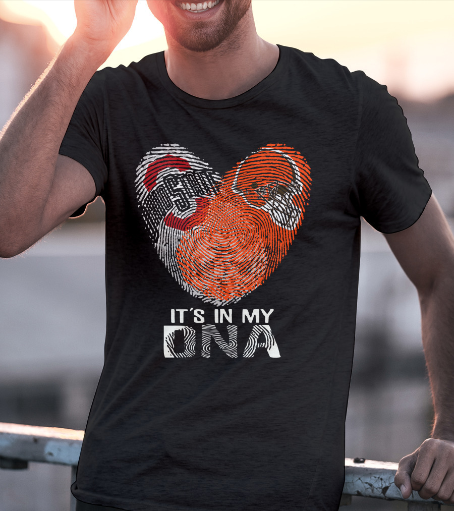 It's In My Dna Cleveland Browns Ohio State Buckeyes T-Shirt