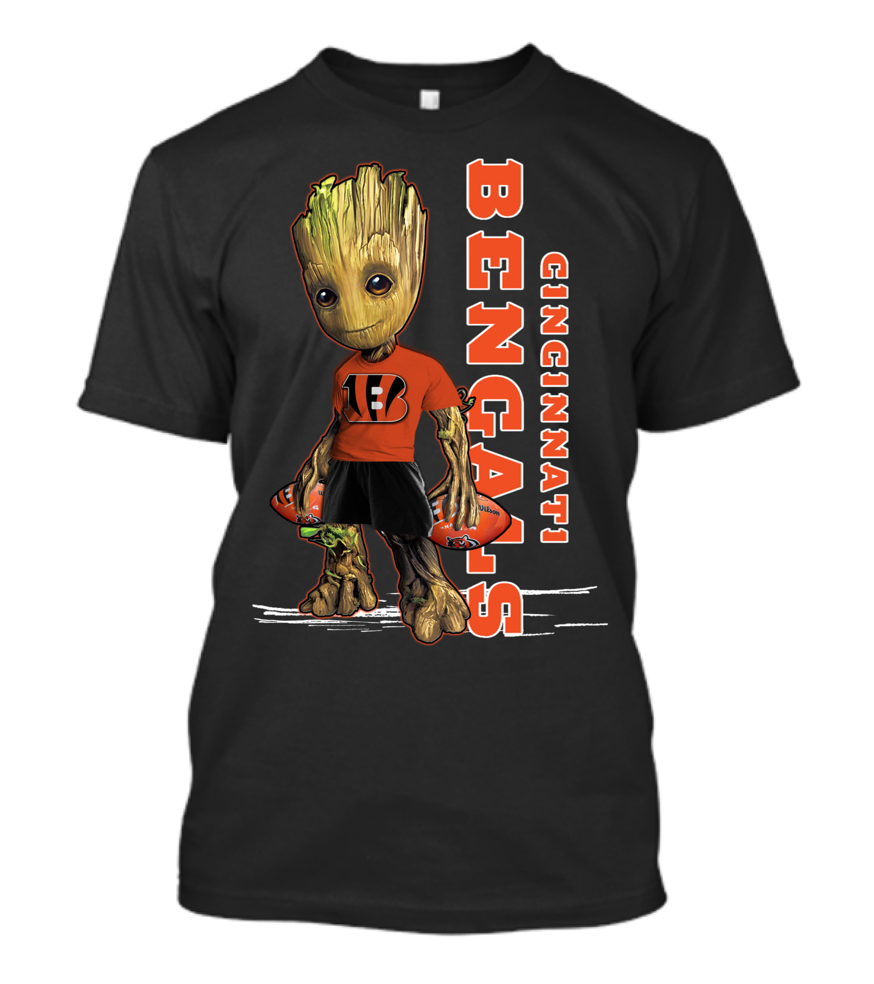 Groot Cincinnati Bengals Football Fan T-Shirt