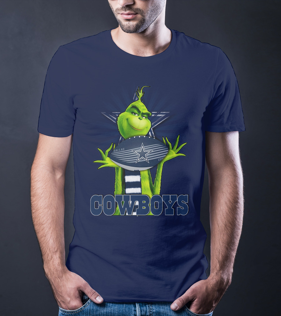 Grinch Dallas Cowboys Football T-Shirt
