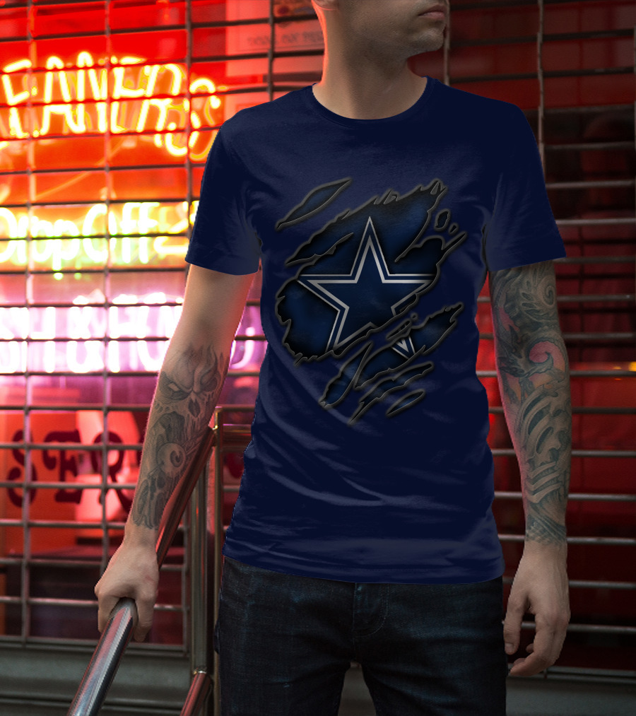 Torn Dallas Cowboys Star T-Shirt