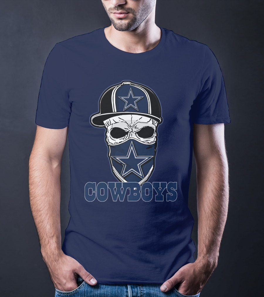 Cowboys Skull Star Hat T-Shirt