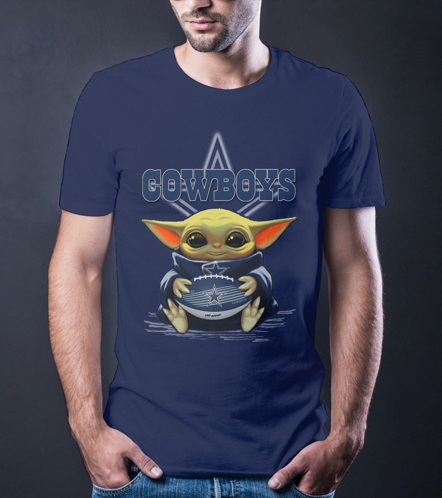 Yoda Cowboys Football Star Wars Dallas Fan Gear T-Shirt