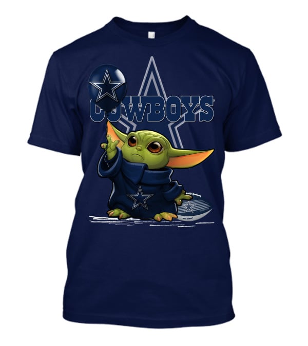 Yoda Dallas Cowboys Star Football Fan T-Shirt