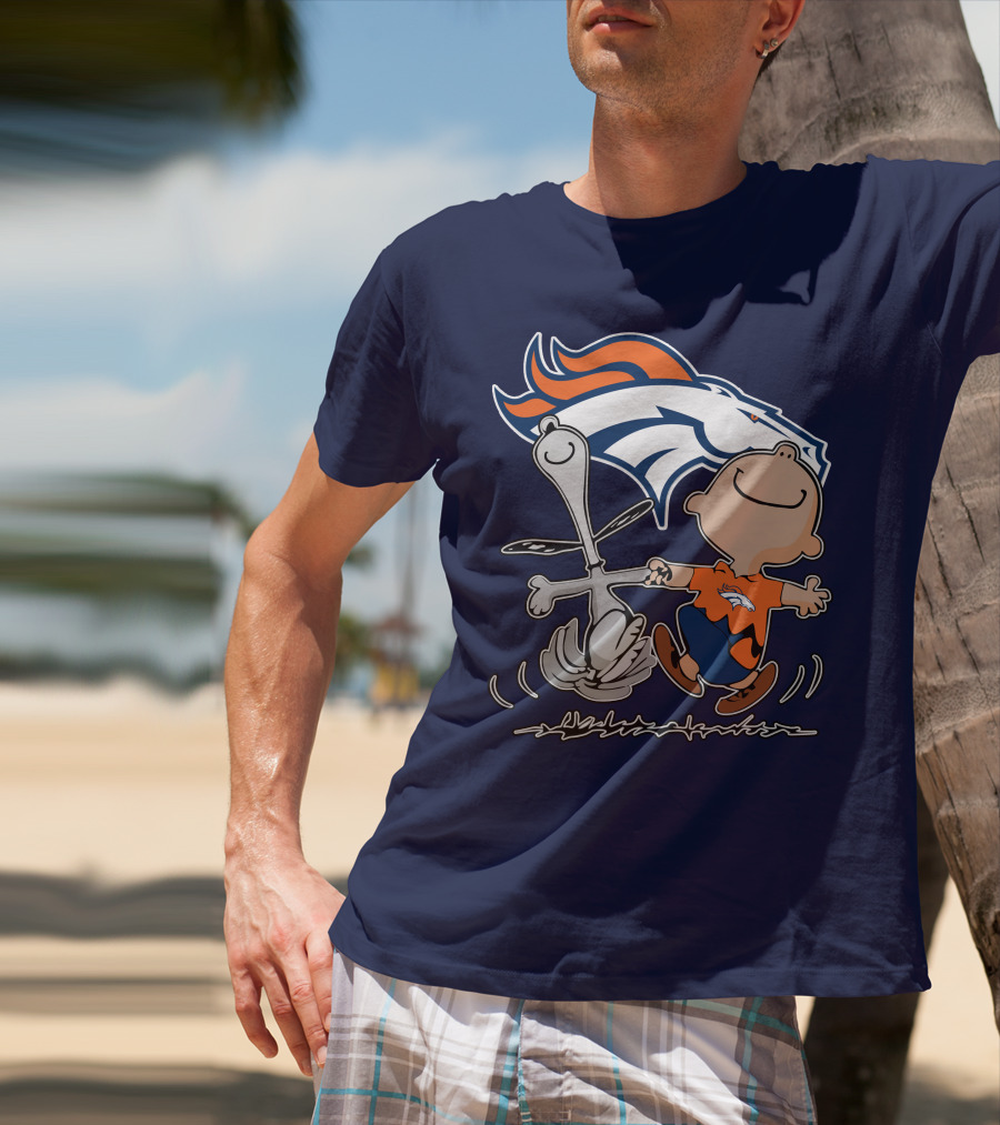 Denver Broncos Dancing Characters T-Shirt