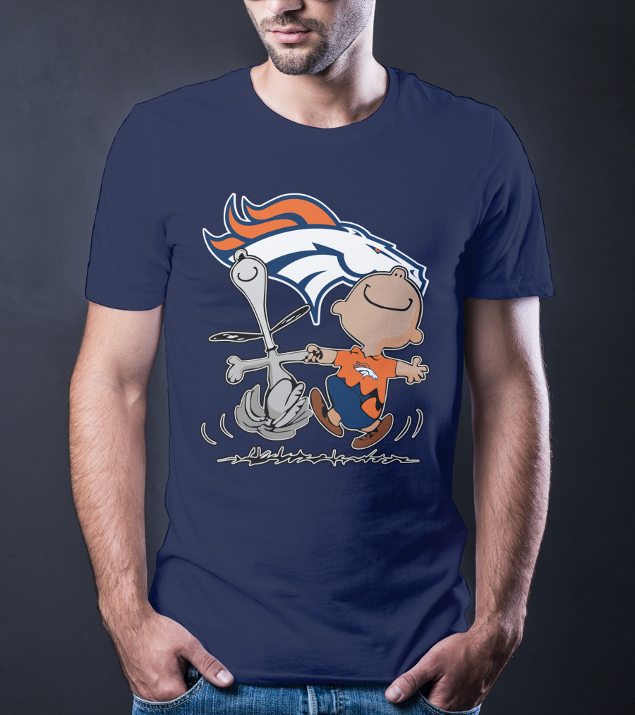 Denver Broncos Dancing Characters T-Shirt