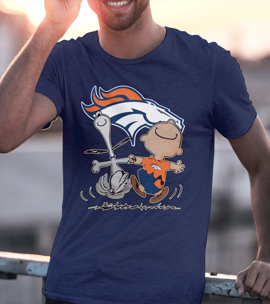 Denver Broncos Dancing Characters T-Shirt