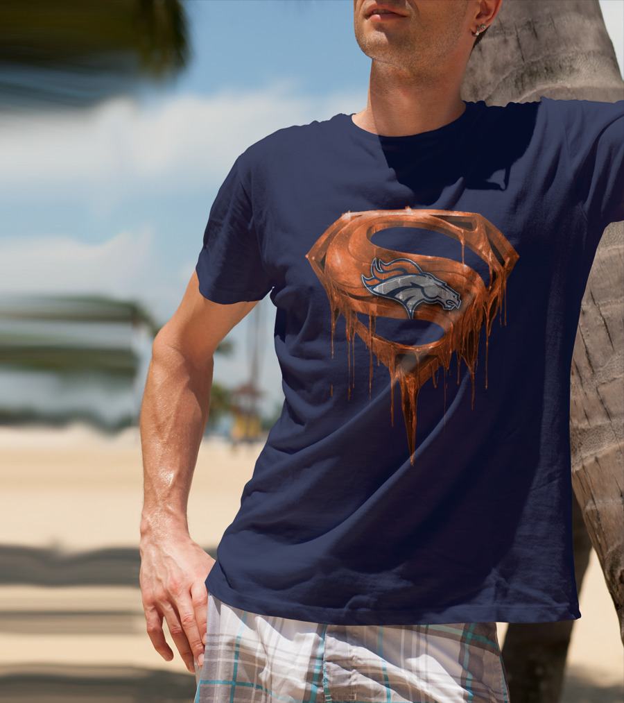 Superman Denver Broncos Fusion T-Shirt