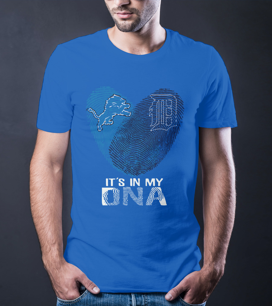 Detroit Lions Heart It's In My Dna T-Shirt