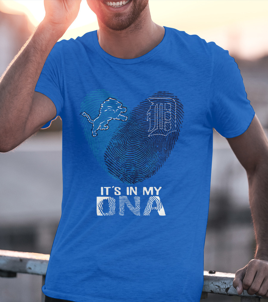 Detroit Lions Heart It's In My Dna T-Shirt