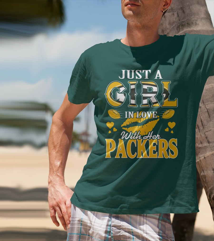 Just A Girl In Love With Her Packers T-Shirt