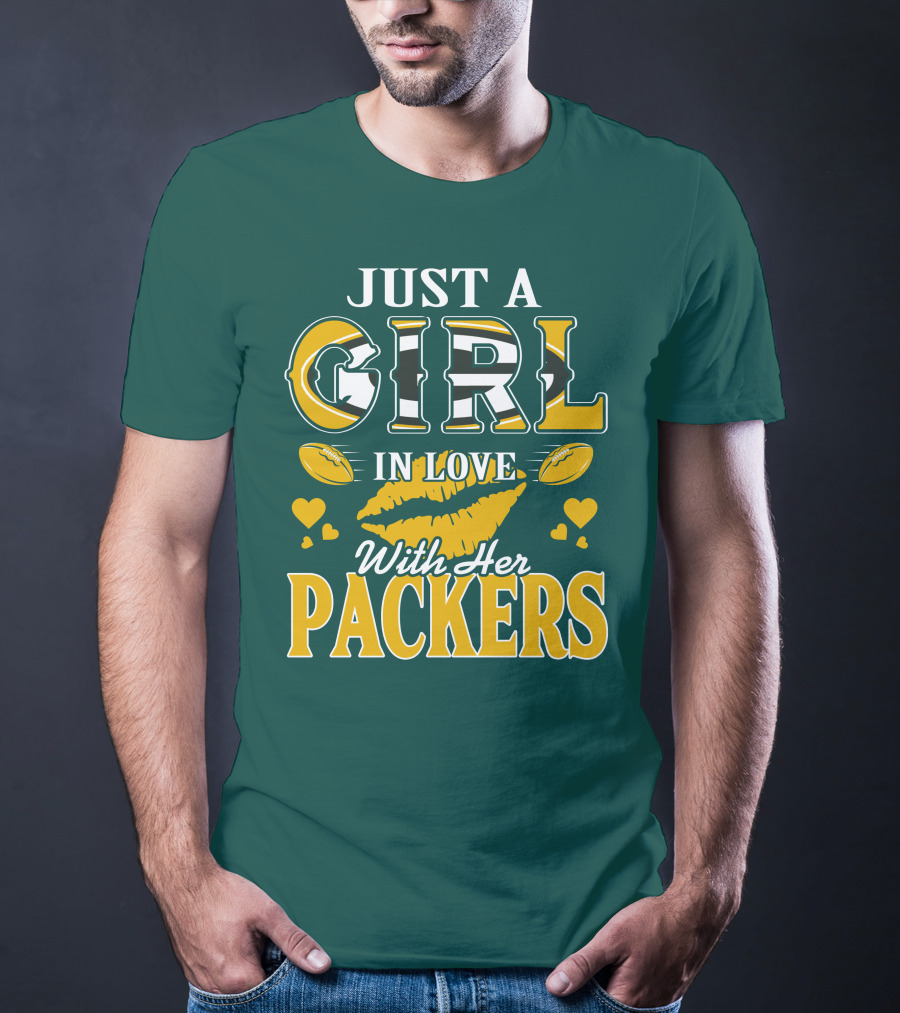 Just A Girl In Love With Her Packers T-Shirt