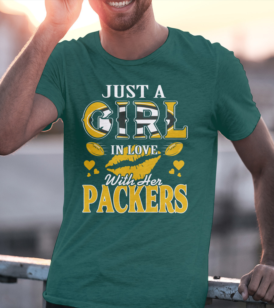 Just A Girl In Love With Her Packers T-Shirt