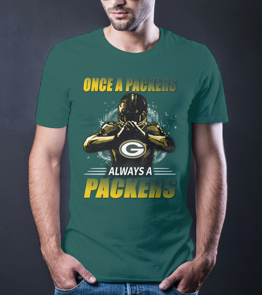 Once A Packers Always A Packers Green Bay Packers 38 T-Shirt