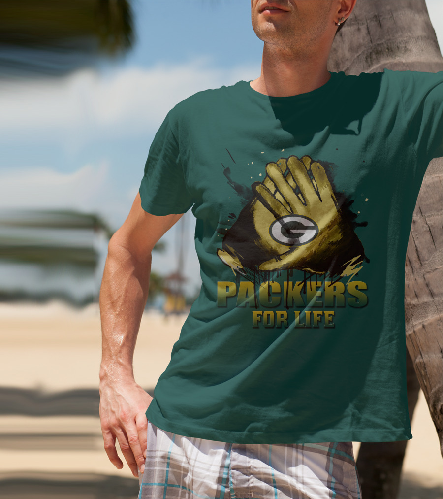 Packers For Life Green Bay Packers T-Shirt
