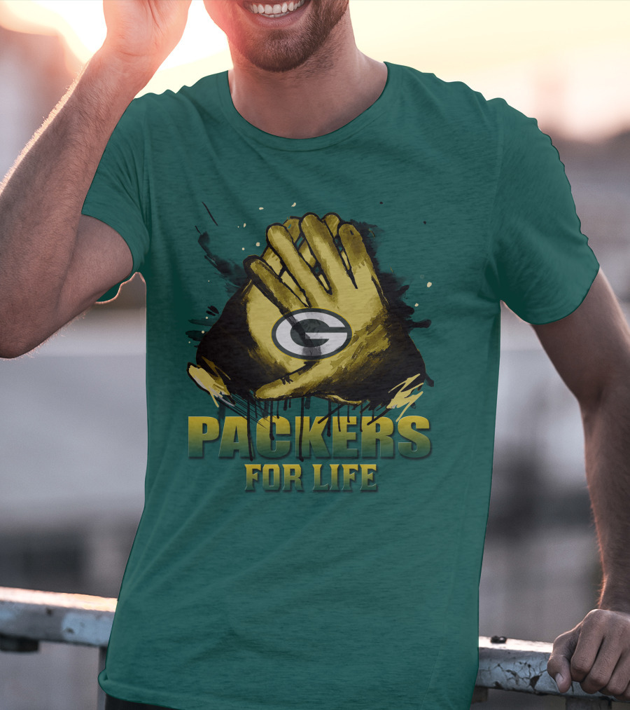 Packers For Life Green Bay Packers T-Shirt