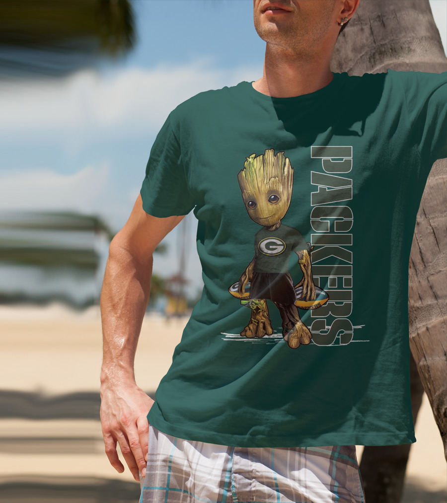 Groot Green Bay Packers Football Fan T-Shirt