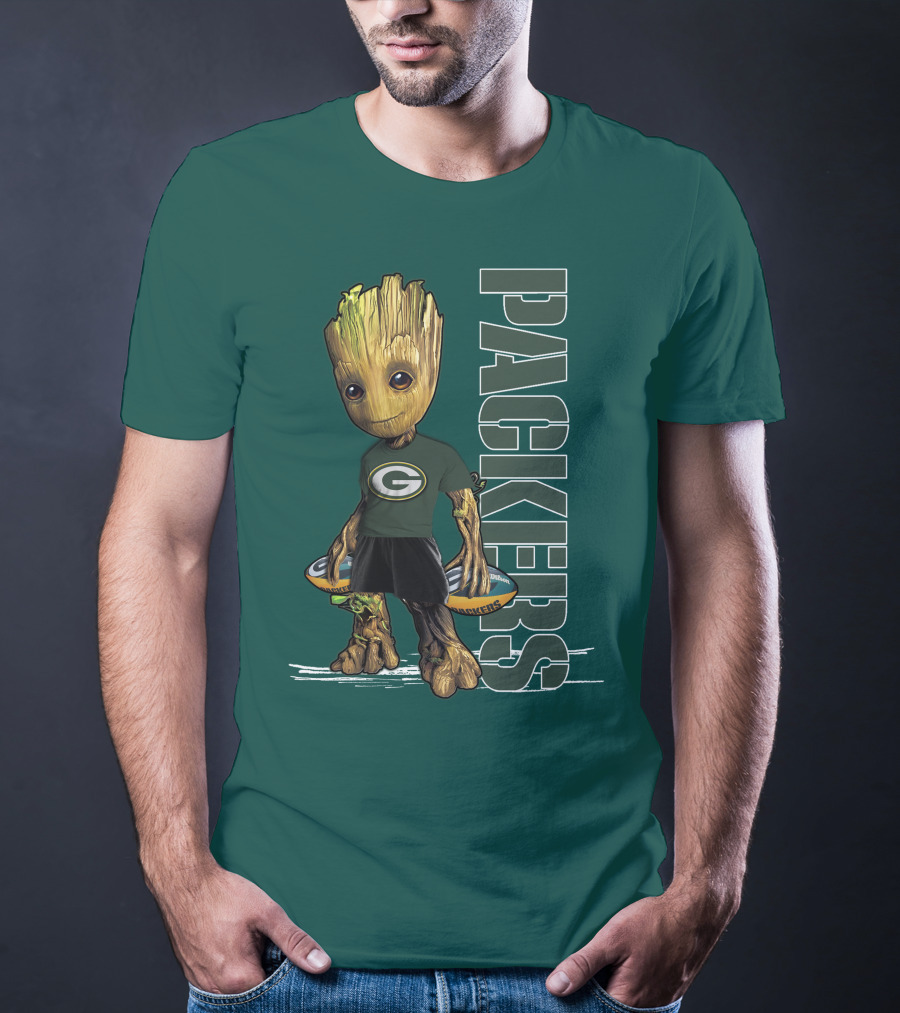 Groot Green Bay Packers Football Fan T-Shirt
