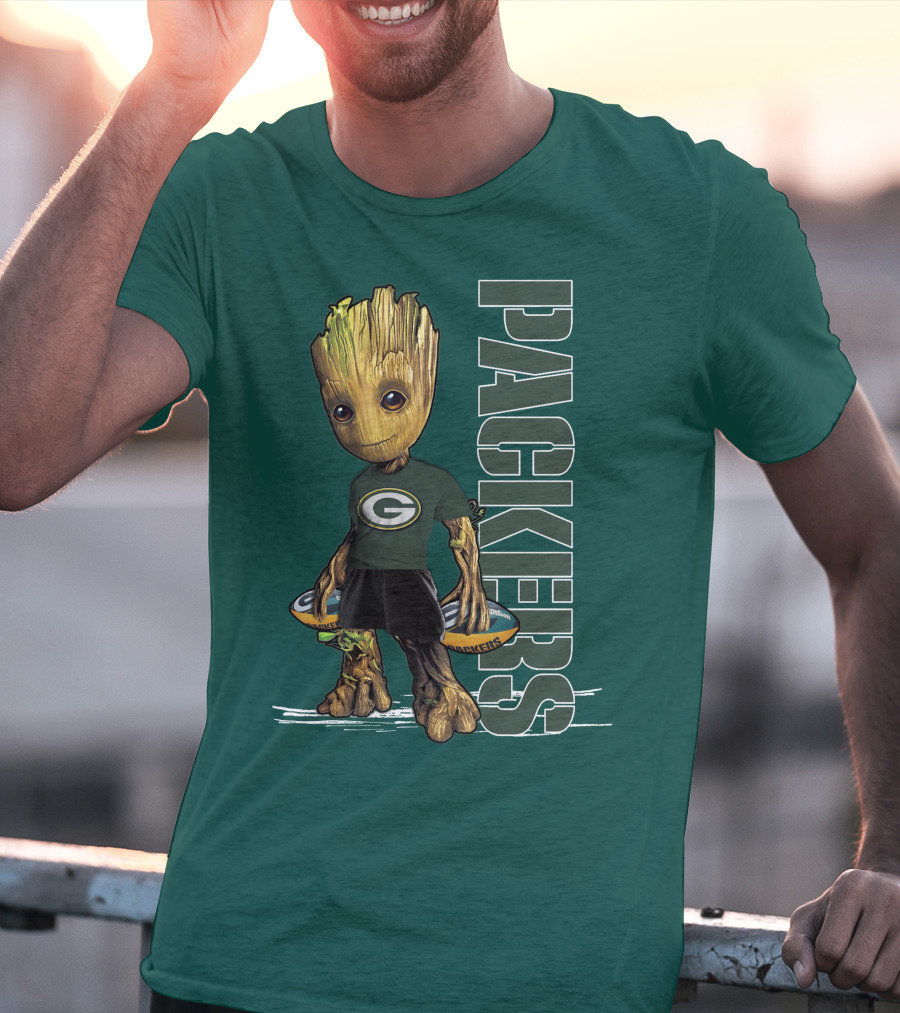 Groot Green Bay Packers Football Fan T-Shirt