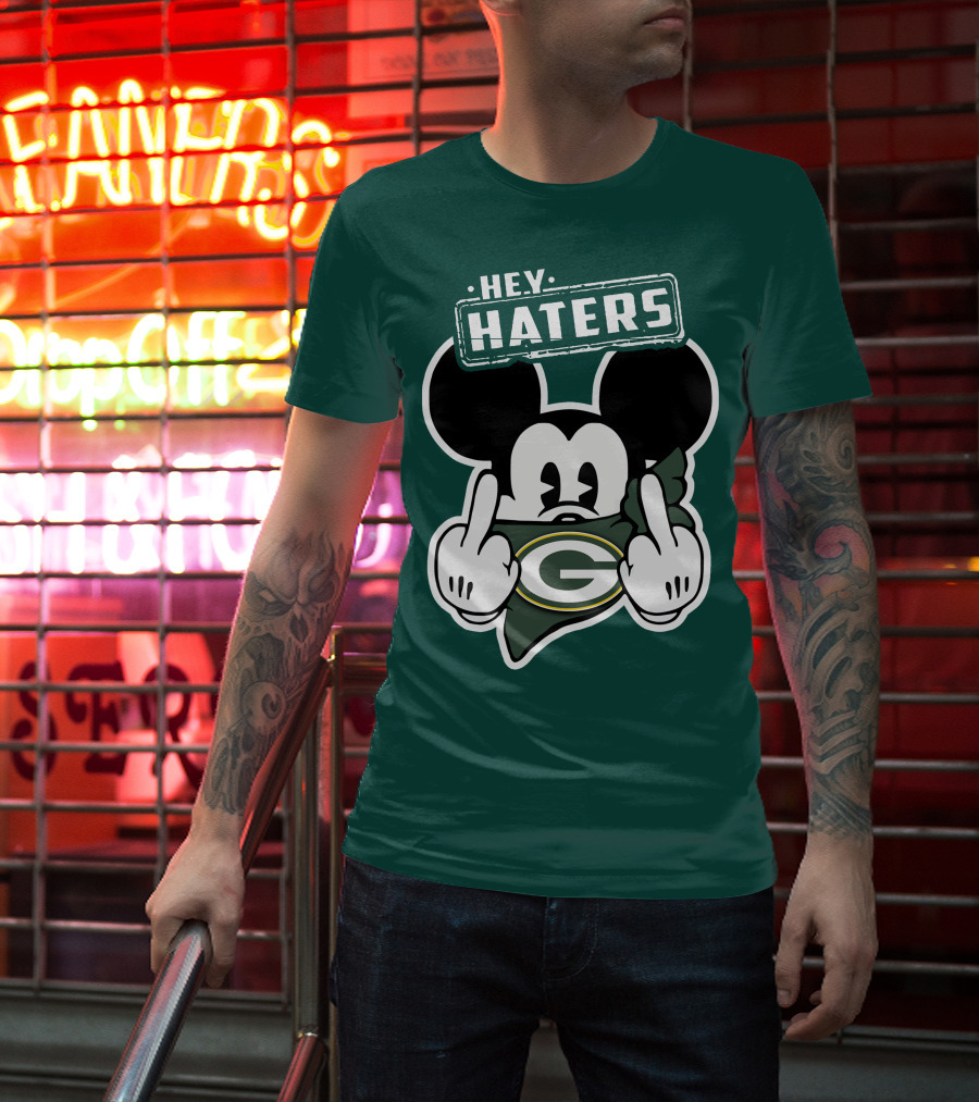 Hey Haters Mick Green Bay Packers T-Shirt