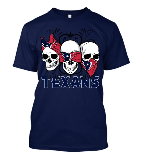 Texans Skull Trio Bandana T-Shirt