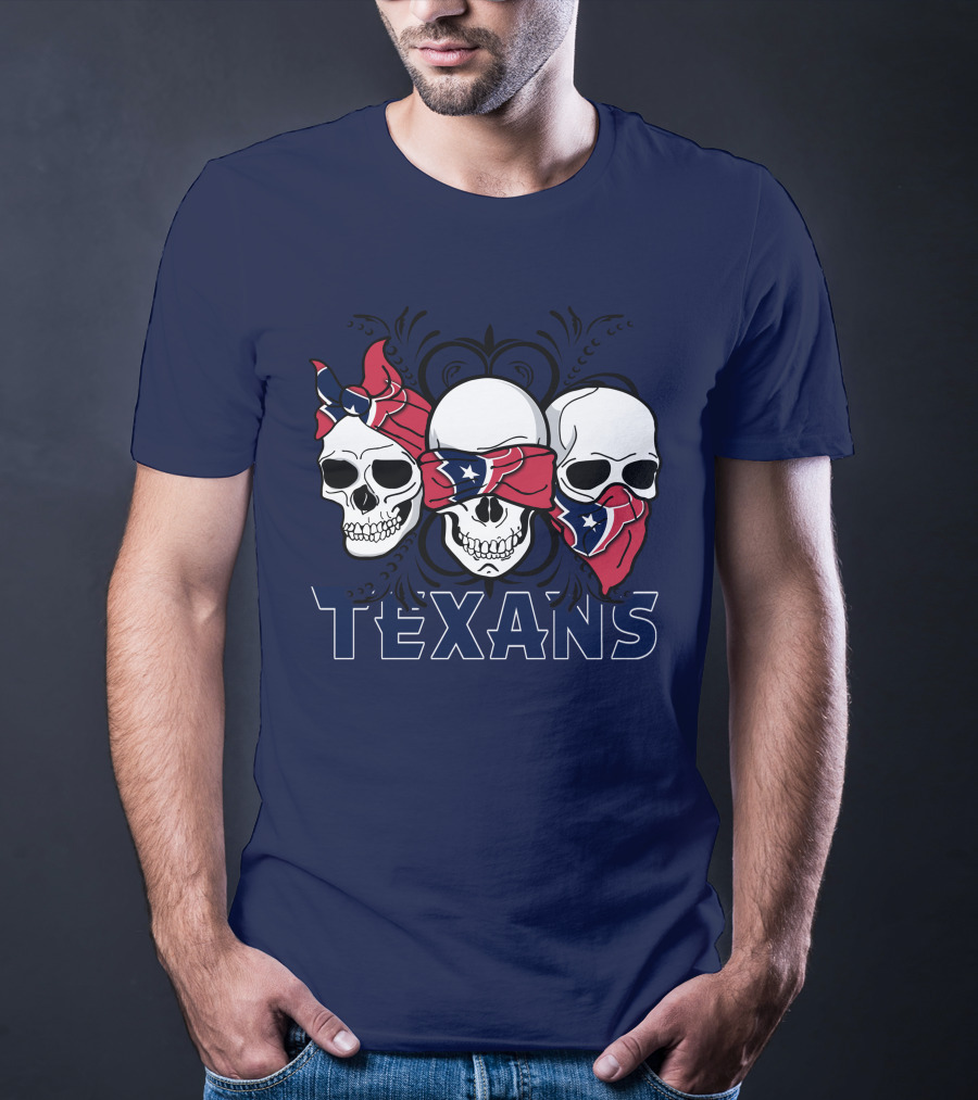 Texans Skull Trio Bandana T-Shirt
