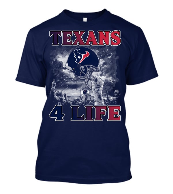 Texans 4 Life Helmet Celebration T-Shirt