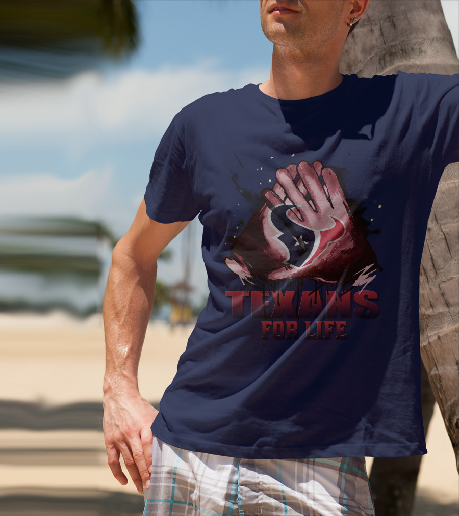Texans For Life Houston 47 T-Shirt