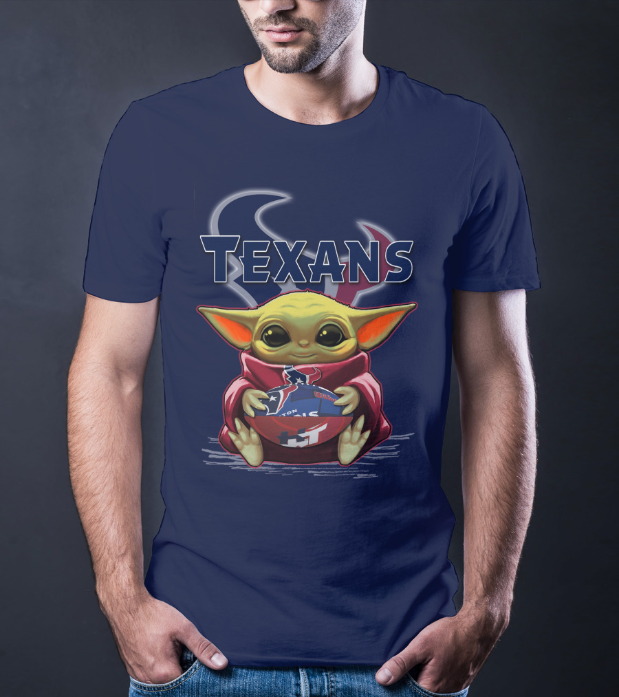 Yoda Texans Football Houston HT T-Shirt