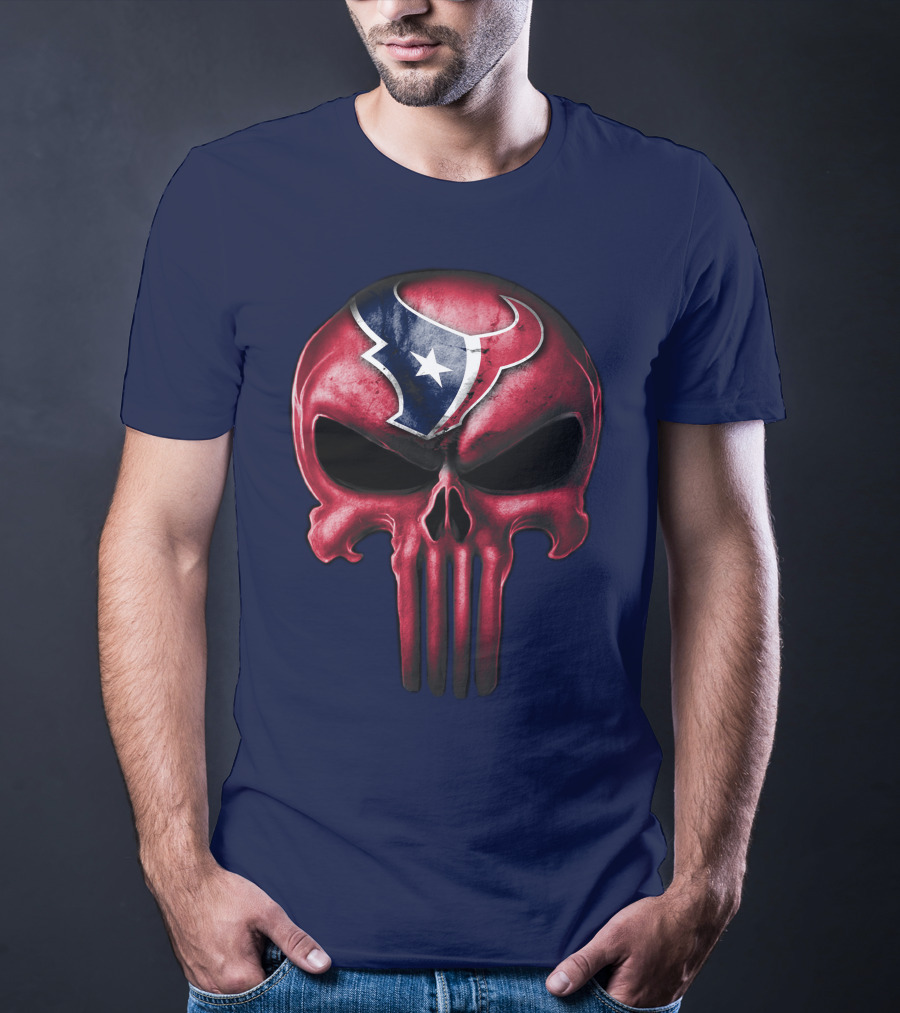Punisher Skull Houston Texans T-Shirt