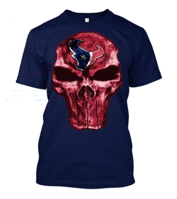 Houston Texans Skull Emblem T-Shirt