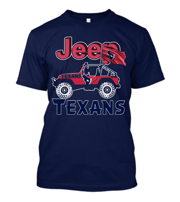 Jeep Texans Houston NFL Flag T-Shirt