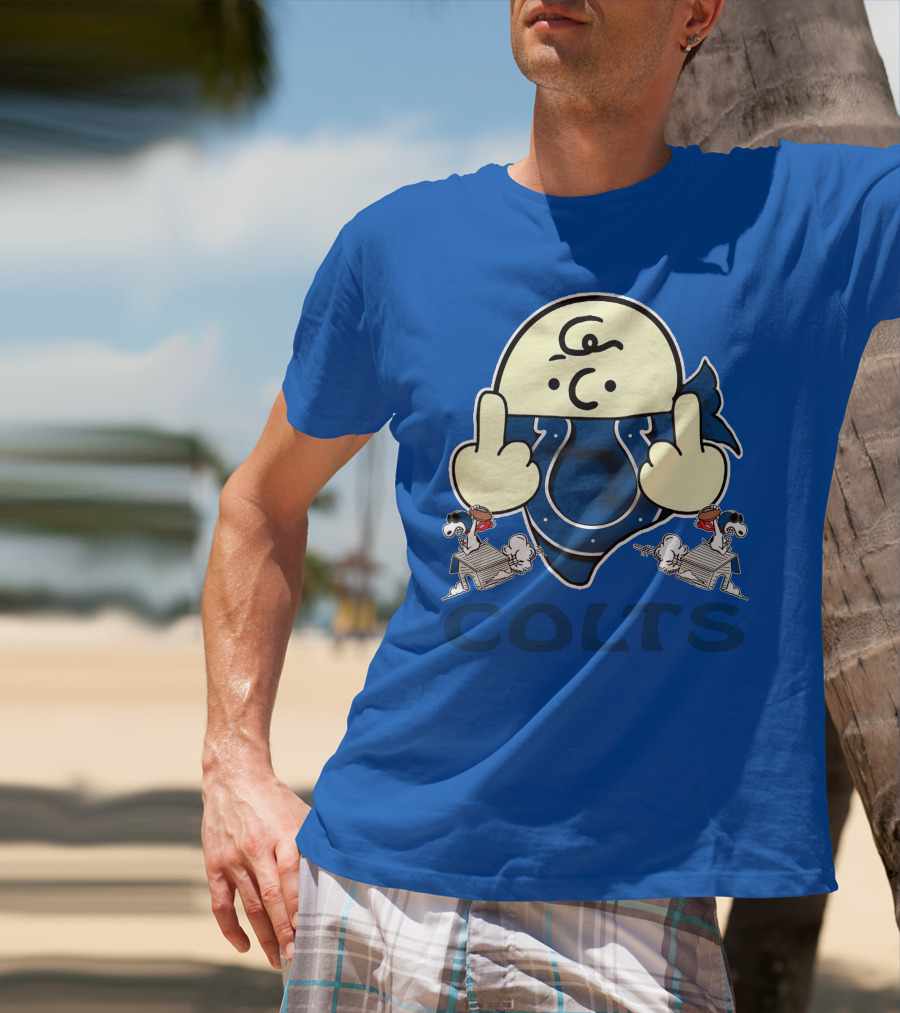 Colts Charlie Brown And Snoopy Indianapolis T-Shirt