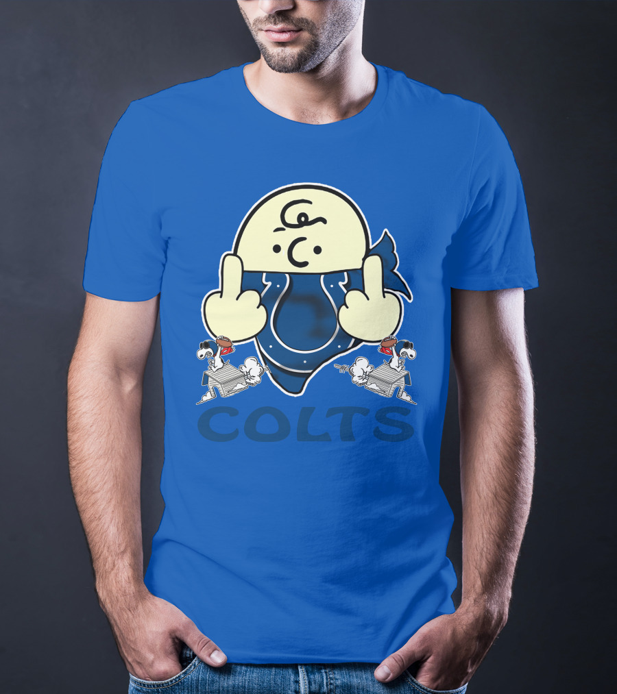 Colts Charlie Brown And Snoopy Indianapolis T-Shirt