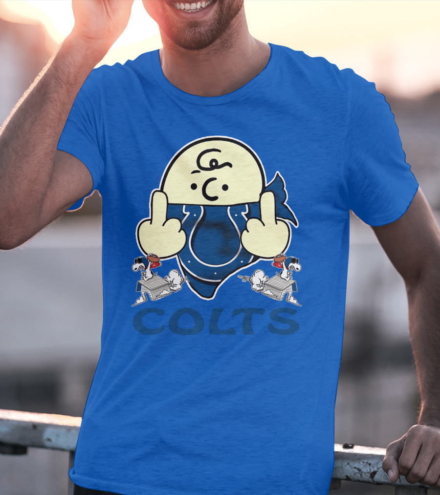 Colts Charlie Brown And Snoopy Indianapolis T-Shirt