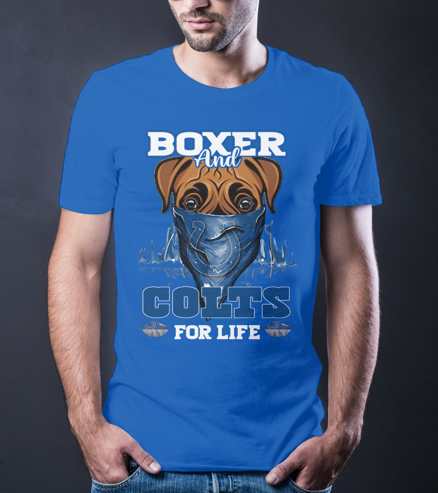 Boxer And Colts For Life T-Shirt