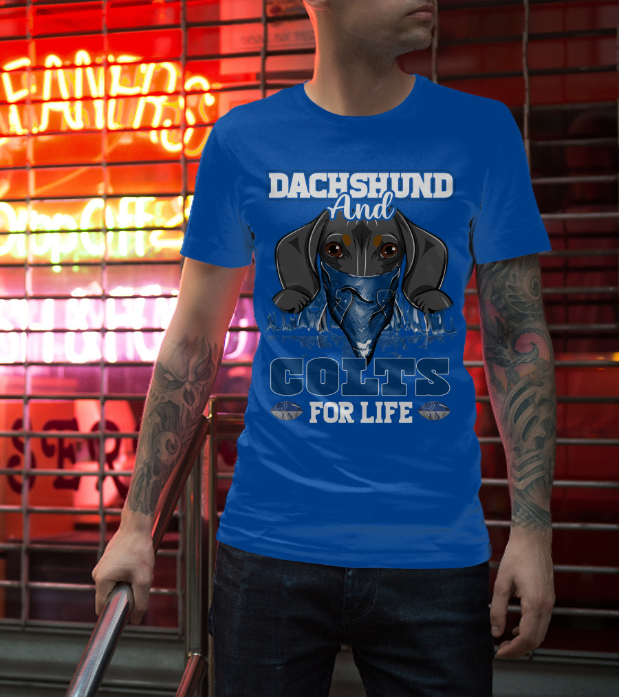 Dachshund And Colts For Life T-Shirt