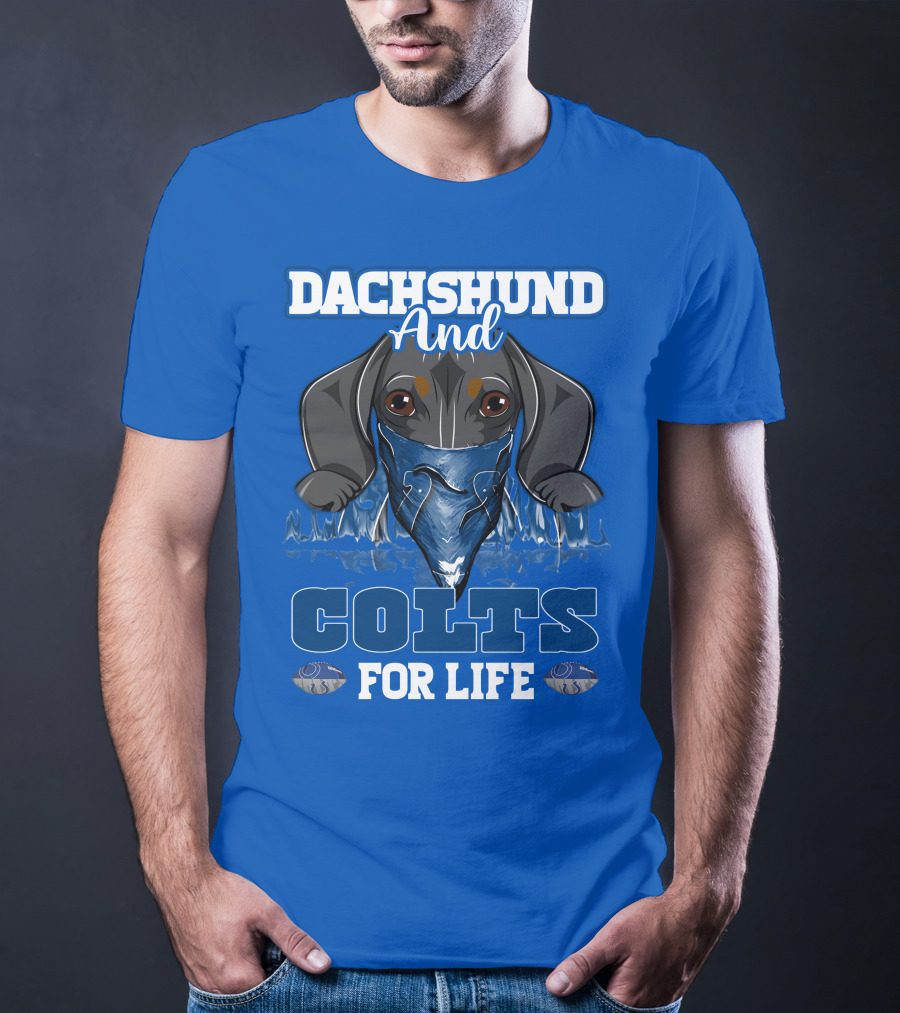 Dachshund And Colts For Life T-Shirt