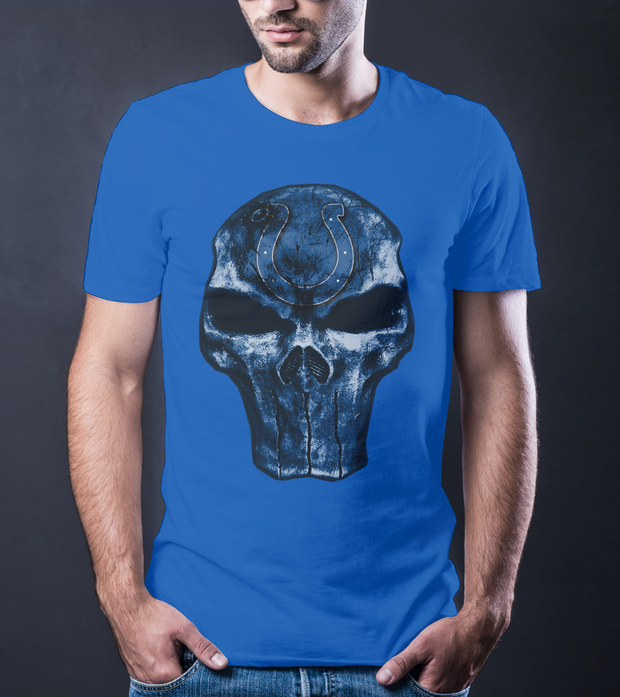 Skull Indianapolis Colts T-Shirt