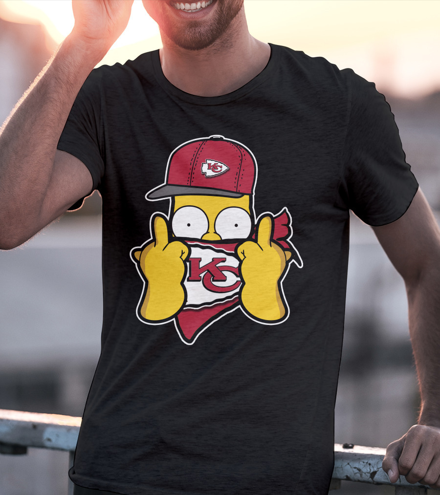 Kansas City Chiefs Homer Simpson T-Shirt