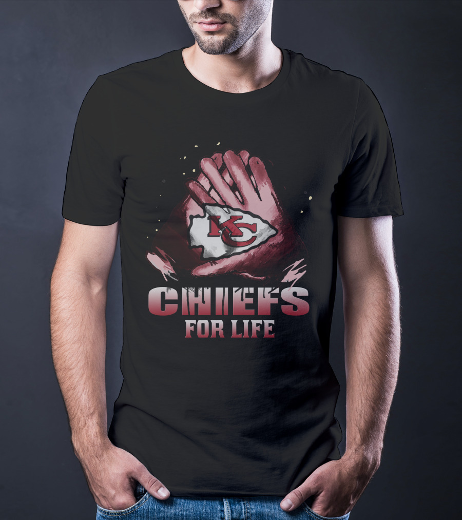 Kansas City Chiefs 15 Kc Logo Chiefs For Life T-Shirt