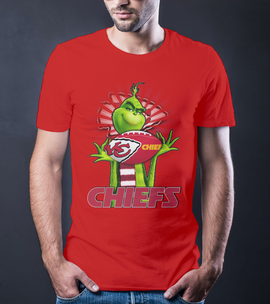 Grinch Chiefs Football KC T-Shirt