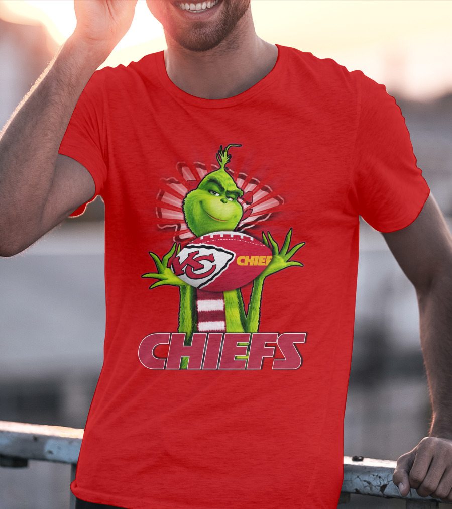 Grinch Chiefs Football KC T-Shirt