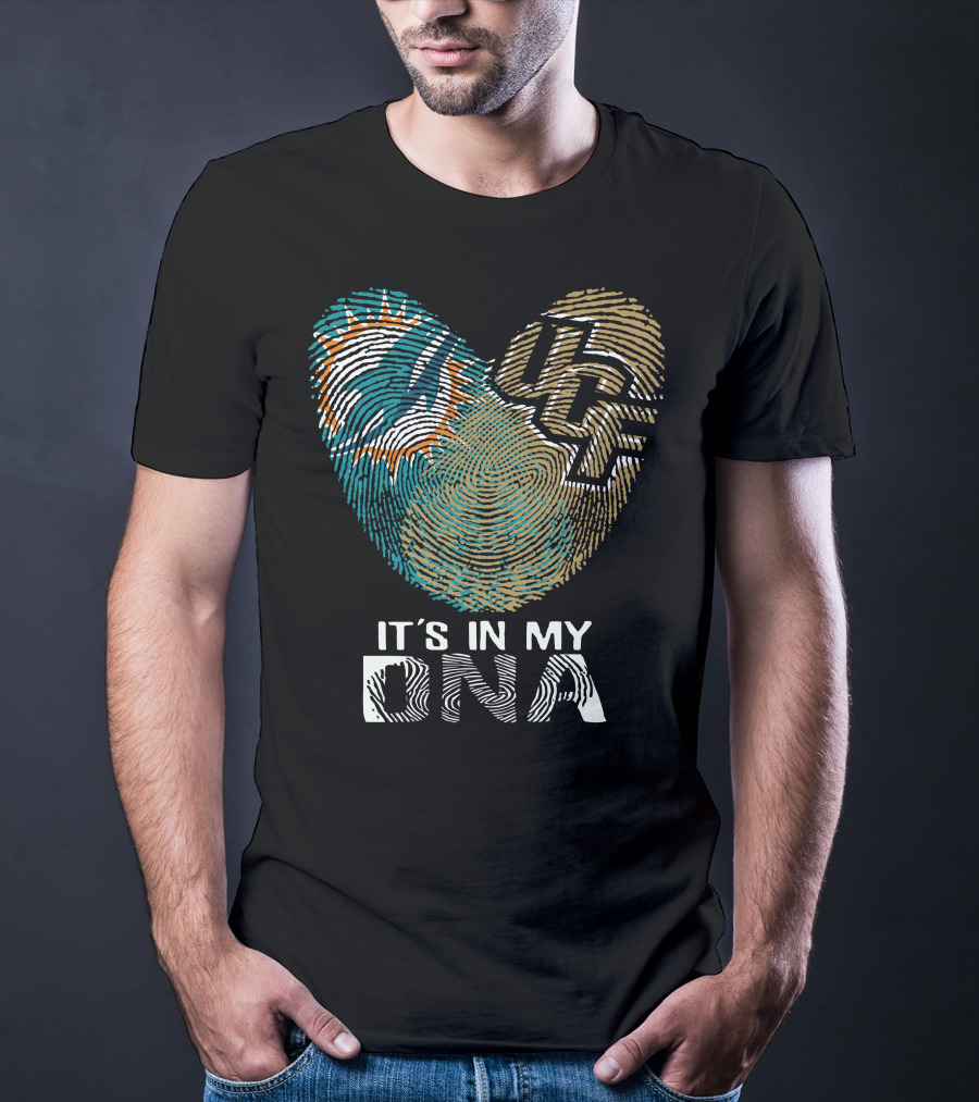 Miami Dolphins Ucf It's In My Dna T-Shirt