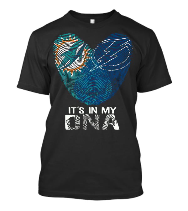 It's In My Dna Miami Dolphins T-Shirt