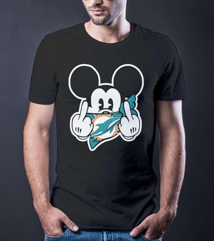 Miami Dolphins 63 Mickey Mouse T-Shirt