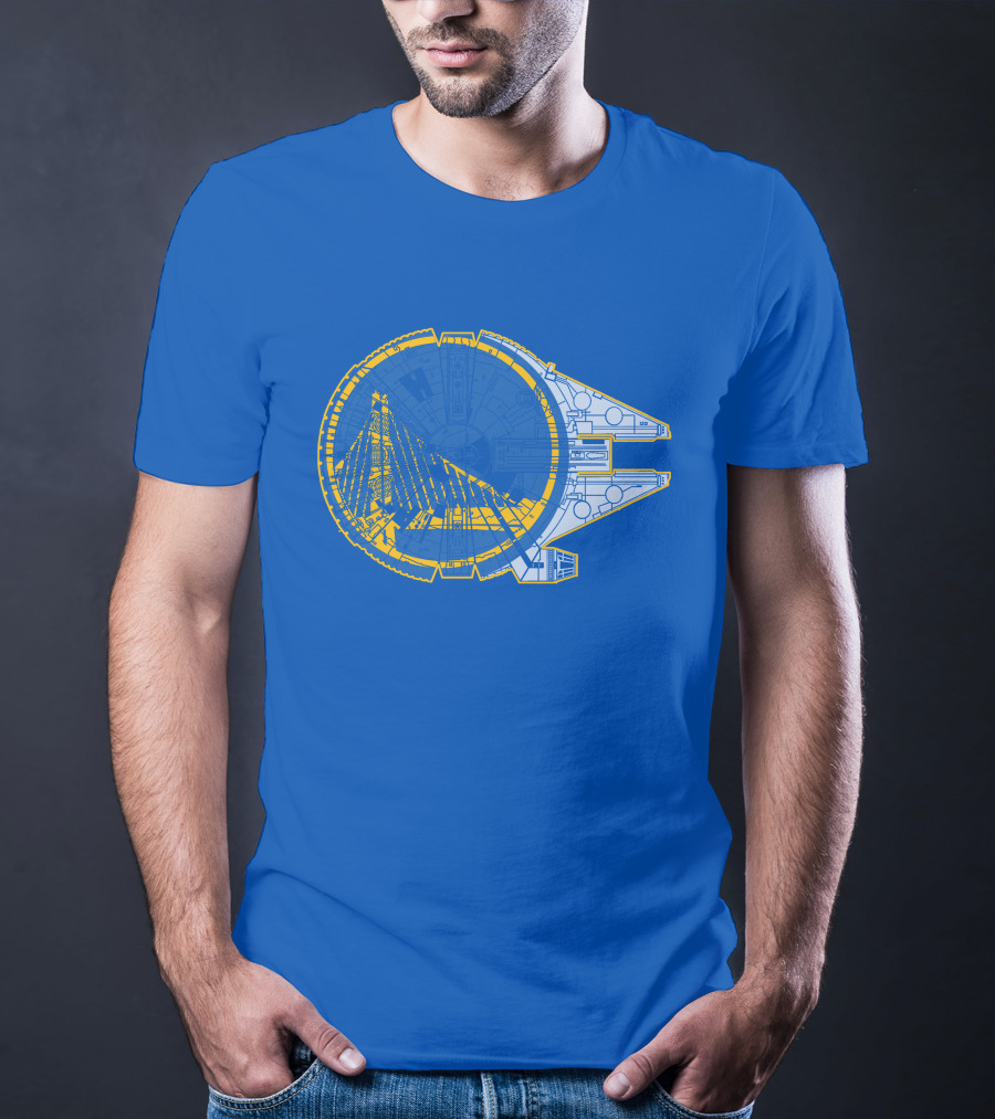 Golden State Warriors Millennium Falcon T-Shirt