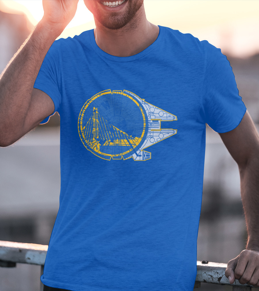 Golden State Warriors Millennium Falcon T-Shirt