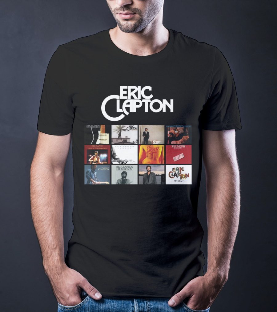 Eric Clapton Album Collection Essentials T-Shirt