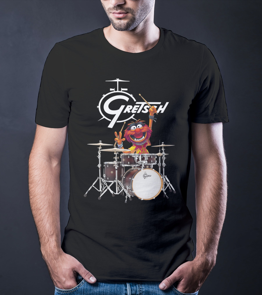 The Muppet Show Animal With Gretsch Drums T-Shirt